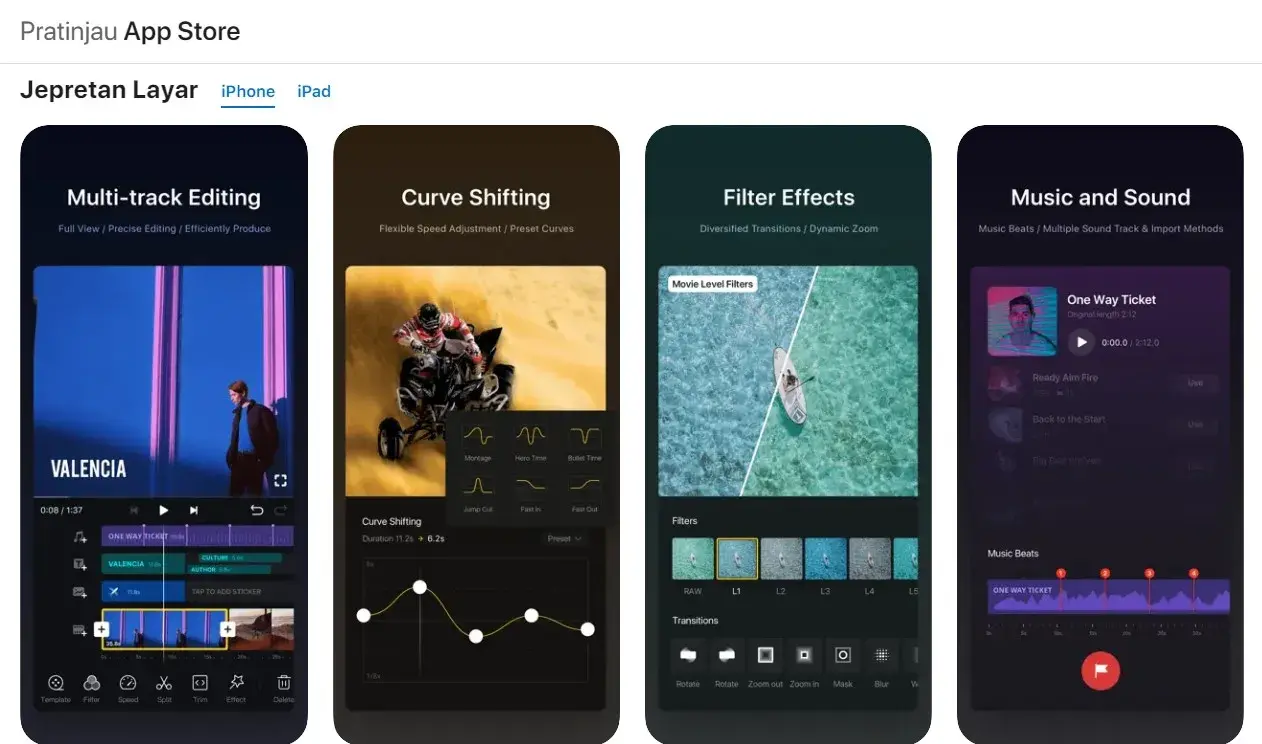 Aplikasi Edit Video Terbaik untuk iPhone dan iPad