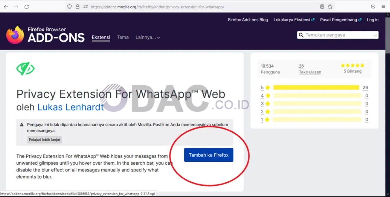 Cara Mengubah Tampilan WhatsApp Web Jadi Blur